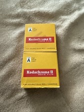 Vtg KODAK KODACHROME II Daylight Movie Film Double 8mm 25ft Roll Ex Sealed