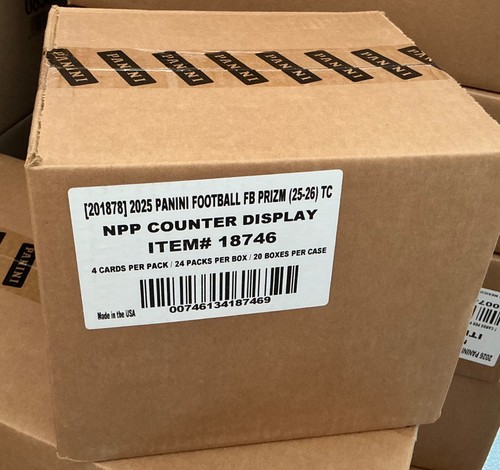2025 Panini Prizm Football Retail Box Factory Sealed Case New (20 Boxes)