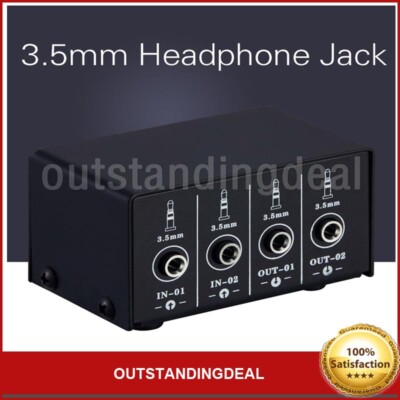 2 In 2 Out Audio Source Signal Selector Switcher Output Volume Adjustment B502