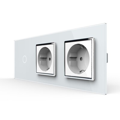 Funkschalter Lichtschalter Steckdose Glas Touch VL-C701R-11/C7C1EU/C7C1EU-11