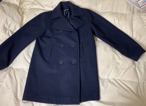 pure wool peacoat