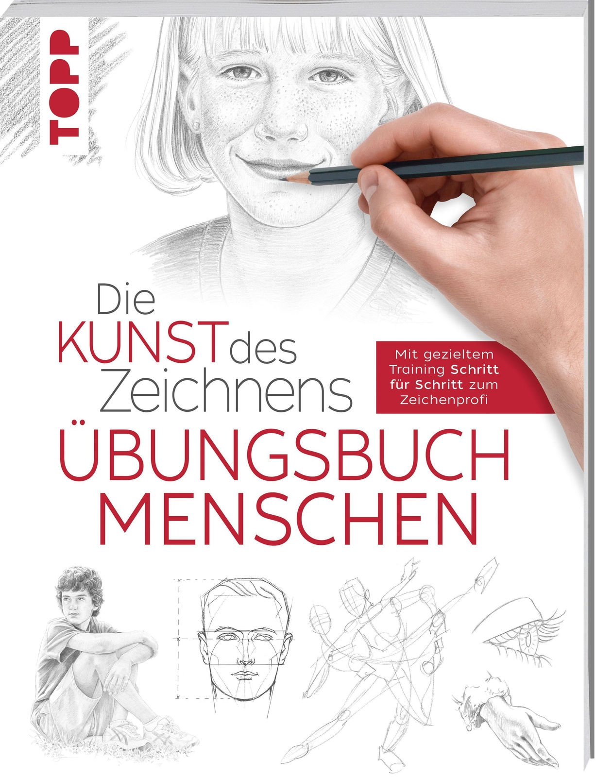 Thumbnail - Die Kunst Des Zeichnens - Menschen Übungsbuch, Frechverlag