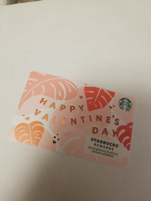 Starbucks 2020 Happy Valentines Day gift card 🚫NO🚫VALUE ...