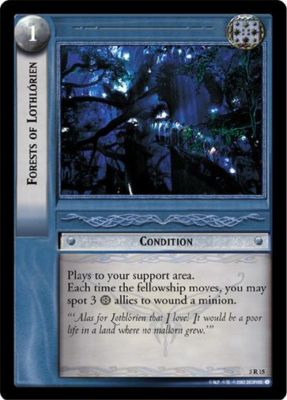 LoTR TCG Realms of the Elf Lords RotEL Forests Of Lothlorien 3R15