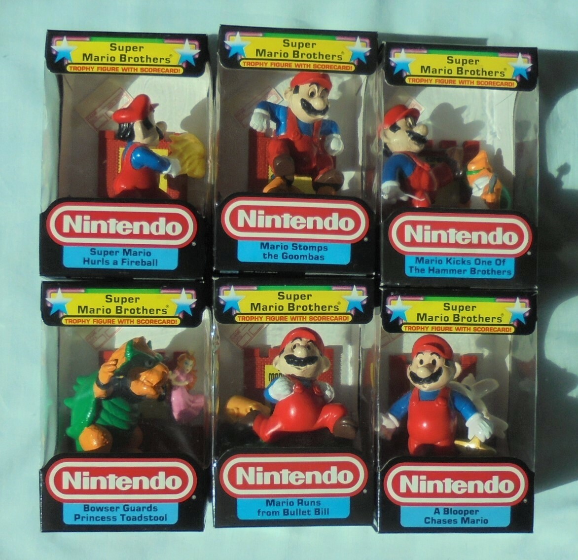Nintendo Super Mario Brothers 3-D Figure Trophy With Scorecard