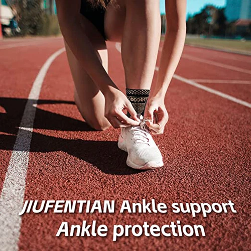 Copper Ankle Compression Sleeve Brace Support Socks Foot Fasciitis Pain Relief - Picture 19 of 42