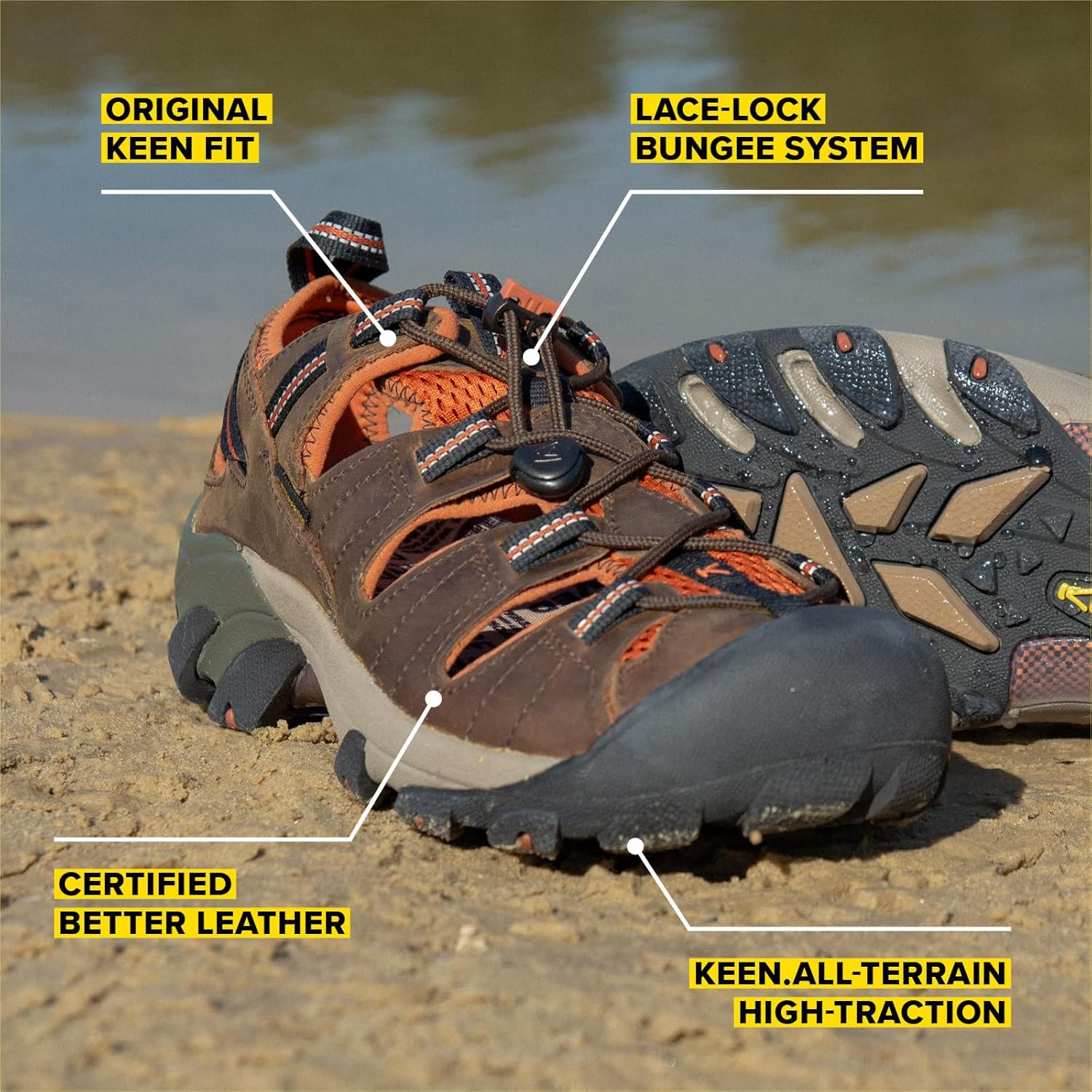 Sandali da trekking KEEN uomo Arroyo 2 punta chiusa