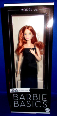 BARBIE SIGNATURE BARBIE BASICS MODEL 04 RED HAIR ARTICULATED COLLECTOR DOLL 2025