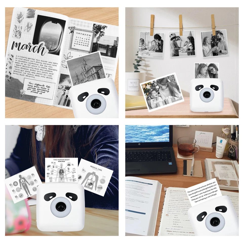 VRETTI Mini Pocket Thermal Printer Wireless Bluetooth Photo with Label Paper - Image 4 of 4