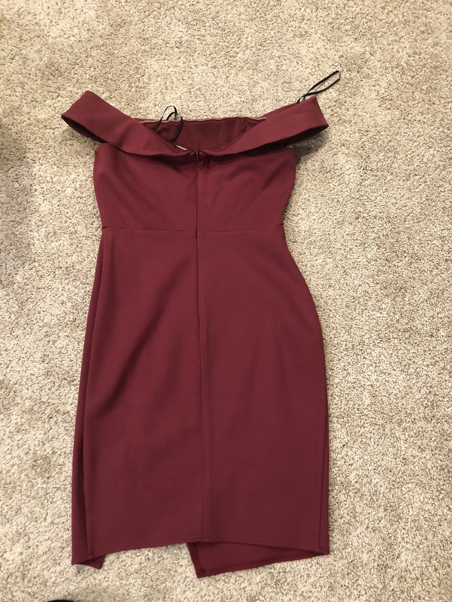 Lulus Red Wine Dress Cocktail Or Home Coming  Size S View 5