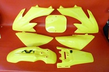 Kit carénage plastique complet CRF50 JAUNE dirt Pit Bike 2007