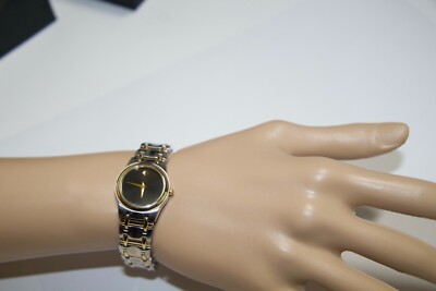 LADIES MOVADO FOLIO 81-E4-9825 MUSEUM TWO TONE #695 | eBay display picture 3