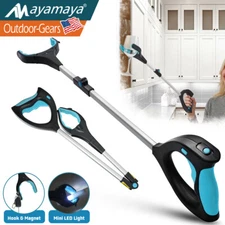 32'' Grabber Pick Up Reaching Tool Hand Grip Reacher Heavy Duty Aid Trash Cans