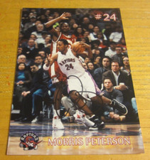 Morris Peterson Autographed Signed 5X7 Photograph NBA Basketball Raptors