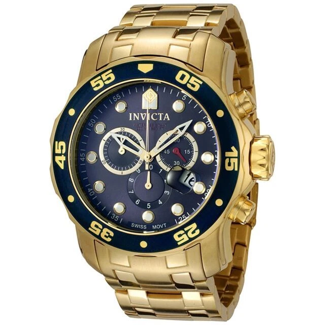 看板的モデル★青金★クロノグラフ INVICTA Pro Diver 35416 看板的モデル☆青金☆クロノグラフ INVICTA Pro Diver 35416 看板的