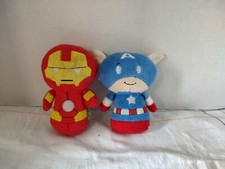 IRON MAN  CAPTAIN AMERICA  HALLMARK ITTY BITTYS PLUSH FIGURE BEAN BAG