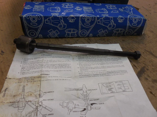 Extremo de barra de amarre interior delantero #EV125 - Se adapta a Ford Escort 81-90 H75 Foto 2 de 4