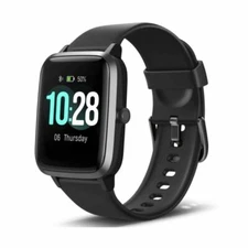 Letsfit ID205L 1.3" Touch Screen Smart Watch Fitness Tracker With Heart Rate...