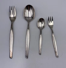 Vintage BSF 90 Silverware Silverplate 4pc Serving Set