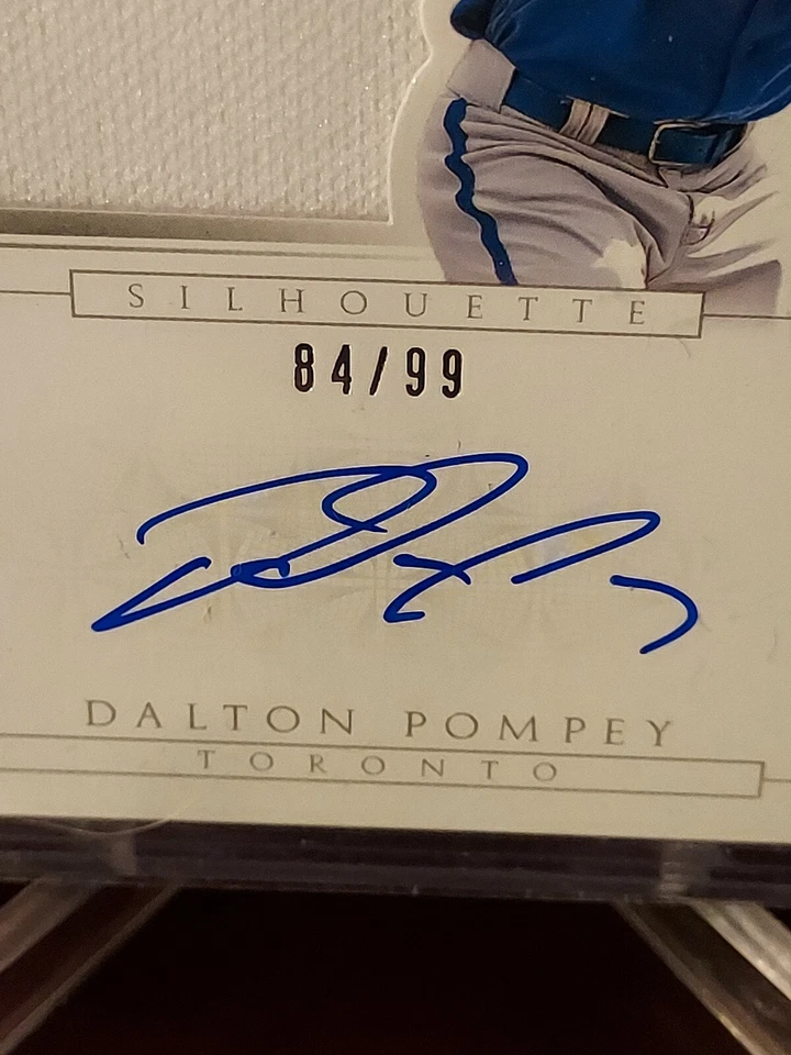 2015 Panini National Treasures Silhouette #84/99 Dalton Pompey #47 Rookie Auto - Image 2 of 4