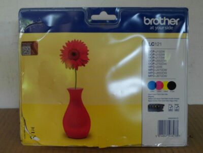 Brother LC121 4 Ink Multipack cmybk DCP J132W J152W J172W J552DW J752DW 