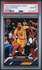 PSA 10 JuJu Watkins 2024 Bowman University Now #19 Purple #6 of 25 Rookie Card