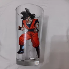 Collectible Dragon Ball Z Red Goku Drinking Glass Culture Fly