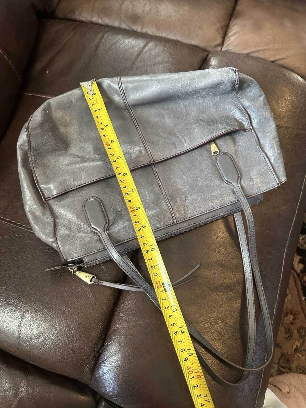 Hobo International Friar Charcoal Shoulder Bag Wi… - image 12