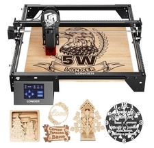 LONGER RAY5 5W Laser Engraver Cutter 400x400mm for Metal Wood Paper Plastic C0Q0