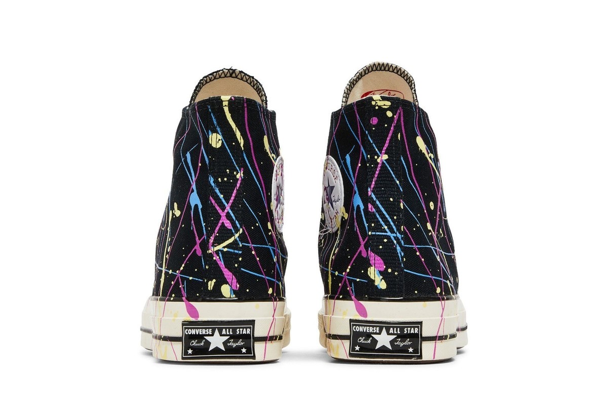 Converse Chuck 70 High 'Paint Splatter - Black' 170801C Shoes | eBay