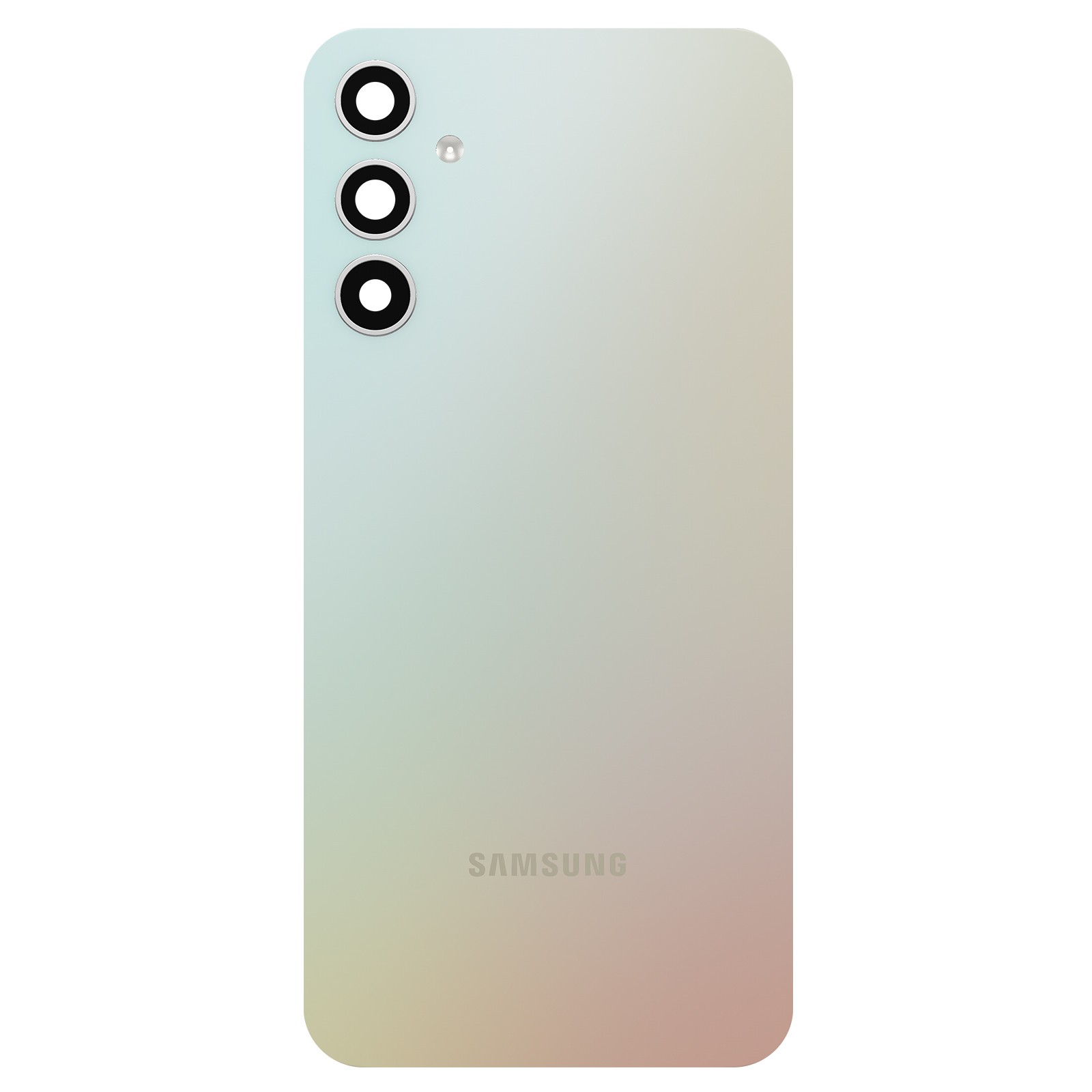 Coque arrière Galaxy A34 5G argent pour réparer un téléphone fissuré