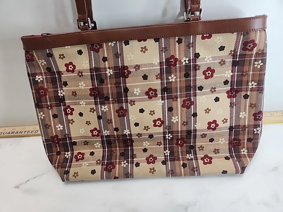 Cartera Isabella Fiore Floral Dachshund Weiner Dog 15X9 D22 Foto 3 de 4