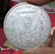USA! Rare! 1879-S Rev of 1878 Morgan Silver Dollar  in Nice XF or better grade!