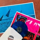 Pink Floyd The Dark Side Of The Moon Blue 12" Vinyl LP 1978 Reissue w/ Posters