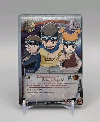 #ad Konohamaru Ninja Squad 332 Promo Rare Holo Foil Naruto CCG TCG Card Bandai GBP 9.25