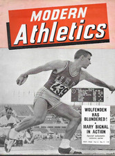 Magazine Modern Athletics November 1960 ... Al Oerter cover