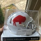 Joe DeLamielleure Signed Throwback Buffalo Bills Mini Helmet JSA