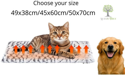 Selbstheizmatte für Katze Kätzchen Haustier Pads Decke Selbstwärmende Matte Hundebett Katzenminze
