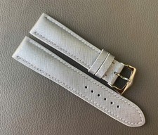 Gray Genuine Leather Watch Strap Band Size 12..16 17 18 19 20 21 22 23 24 25 26