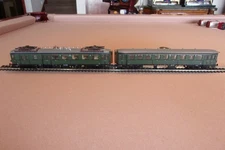 VINTAGE ROCO 43744 ENGINE NS CD 9104 & PASSENGER CAR NS C 8101