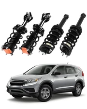 Front & Rear Quick Complete Struts Coil Spring For 2012 2013 14 Honda CR-V AWD