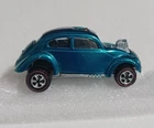 😯 NICE 1967 Hot Wheels CUSTOM VOLKSWAGEN Beetle, Blue Teal OG Redline, L👀K