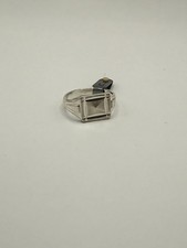 Sterling Silver Signet Ring size T Men’s Women’s Unisex 