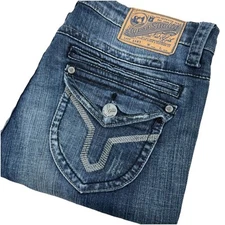 VIGOSS STUDIO The Seattle BOOT Womens Blue Denim JEANS Bootcut - SIZE 30