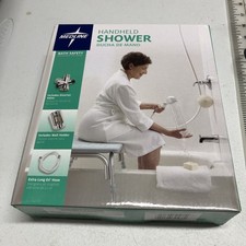 Medline Handheld Shower with Wall Holder Extra-Long 84" Hose New In Box