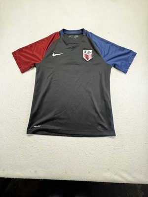 Nike USA National Team Away Soccer Jersey Mens Medium Black USMNT 2016-17