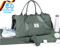 HYC00 Sport Duffel Bag Damen HandgepäCk Sporttasche FüR Damen Herren Mit Nassfac
