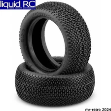 JConcepts 3172-02 1:10 ReHab Tires Green Compound: 4WD Buggy Front (2)