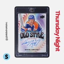 2024 UPPER DECK PREMIER #OS-WG WAYNE GRETZKY OLD STYLE SIGNATURES AUTO