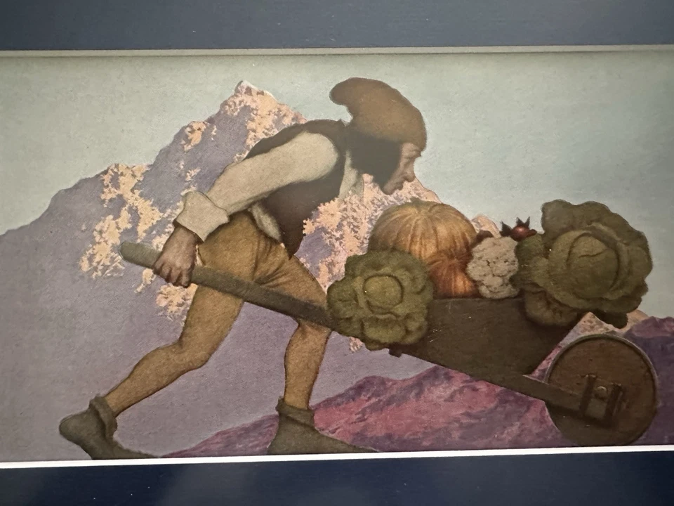 Maxfield Parrish Knave Of Hearts Collection Framed And Matted Original Prints - Image 4 of 4